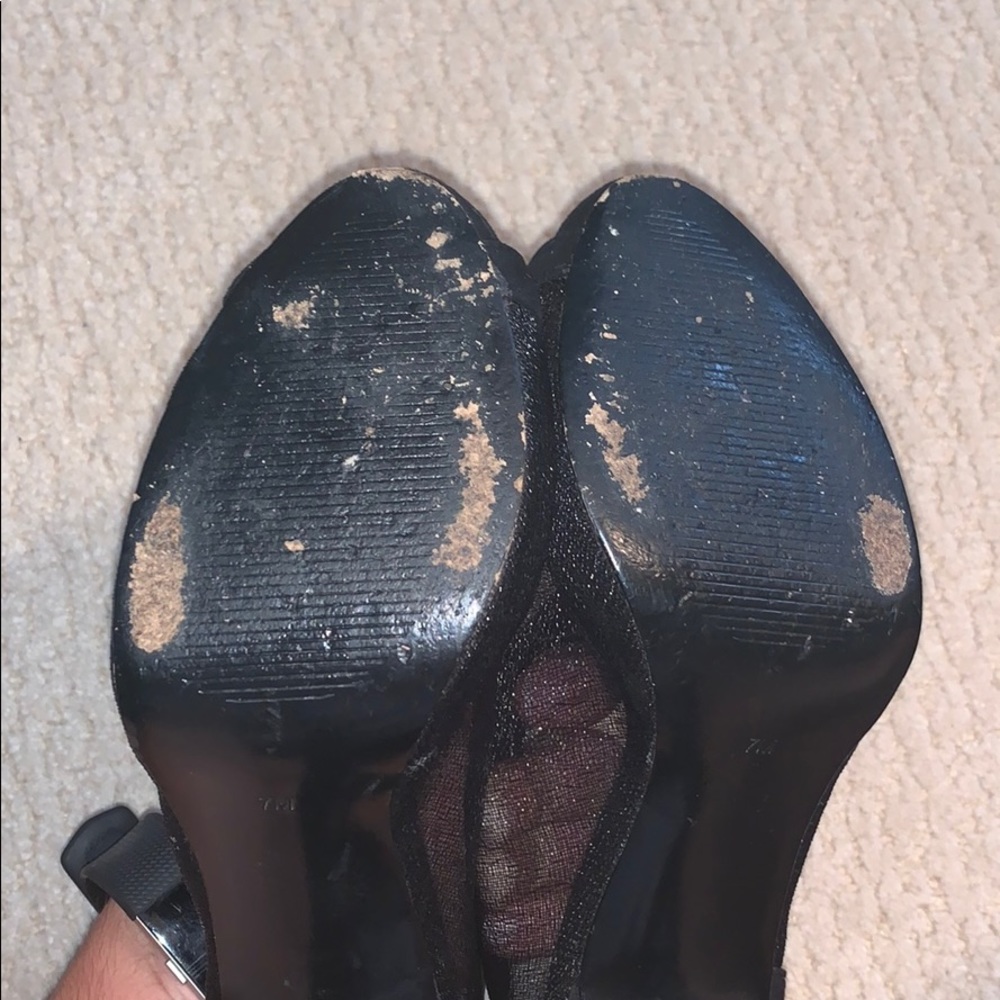 M By Marinelli Black Whispy Heels View 5